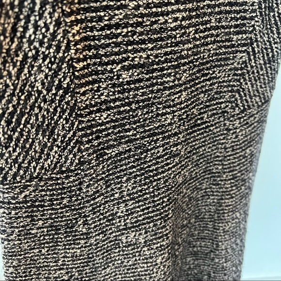 Club Monaco Textured Sleeveless Dress | Black & Grey, 0 - Picture 5 of 7